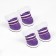 Shoes "for a walk", set 4 pcs, 3 size, purple