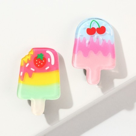 Hair clips for children "Sweet couple", 2 pcs, 3 x 1.5 cm-3