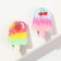 Hair clips for children "Sweet couple", 2 pcs, 3 x 1.5 cm