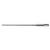 Denzel 705007 concrete drill, double spiral, three dust -breaking edges, 6 x 210 mm