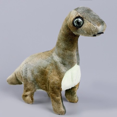 Soft musical toy "Dinosaurus", 20 cm, dark green color-5