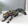 Polystone souvenir "Black Panther" black, spray of paint 13x13x45 cm