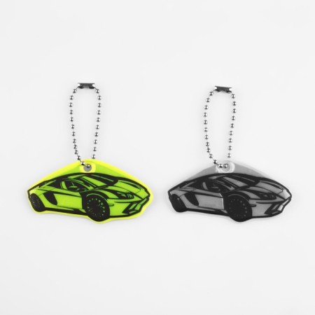 The reflective element "Auto", bilateral, 3.3 × 6.2 cm, color mix-4