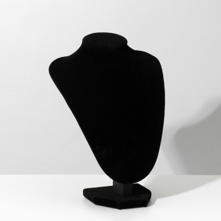 Bust for jewelry, 15.5 × 10 × 25 cm, h = 25 cm, black color-1