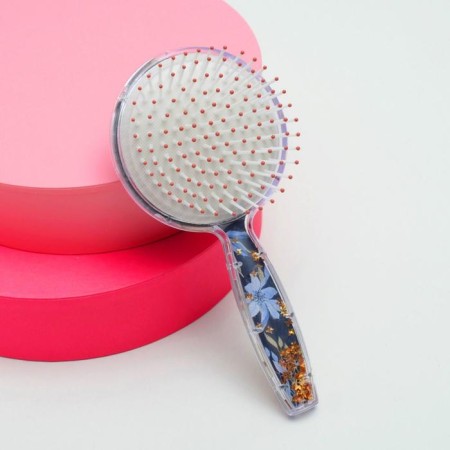 Massage comb “the most beautiful”, round 8 x 16.5 cm-1