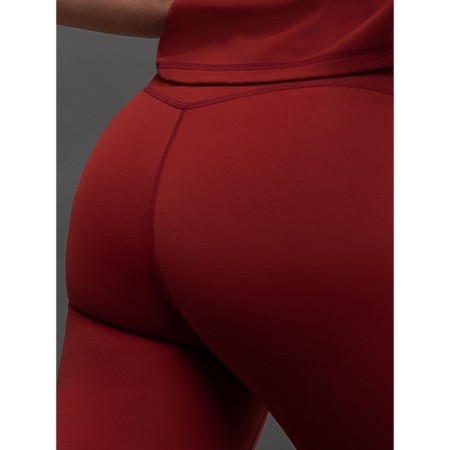 Sports women's leggings, size, burgundy color-4