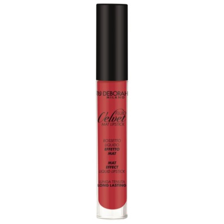 Lipstick matte liquid DEBorah Milano Fluid Velvet, tone 06 cult red, 4.5 g