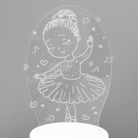 Light "Ballerina" Led RGB from the network 11.4x9.5x17.4 cm Risalux-8
