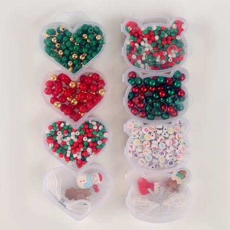 New Year! Set for creativity "New Year's decoration from beads", types of mix-5