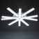 Luchmia Luchzhea Luchia LED 200W 3000-6000W White 67x67x10.5cm Bayerlux