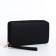 Women's wallet with lightning, black color