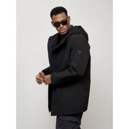 Male pouring park demi -season, size 56, black color-8