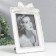 Photo frame Polystone 10x15 cm "Bant" white 14x20.5 cm