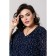 Women's dress, size 60, dark blue color