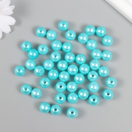 Set of beads "pearls" d 12 mm, 250 gr, blue-turquoise