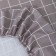 Silence on the elastic band atra 180x200x20, tattersol gray-bezh whiz 120g/m, HL100%