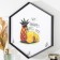 Decorative hooks 3 hooks "Pineapple juice" 34x30 cm