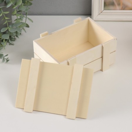 Casket Wood for painting "Box" without a lock 17x12.5x9.5 cm-1