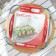 Square tray of heat -resistant baking glass Borcam, 3.2 l, 28 × 28 cm