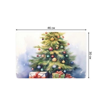 A set of napkins for setting the table "Fairytale holiday", rectangular, rounded edges, size 30x46 cm, 4 pcs-2