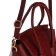 Women's bag with lightning, burgundy color