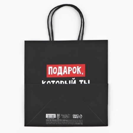Package Gift "Gift you deserve", 22 x 22 x 11 cm, New Year-7