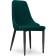 CHIL STILL A Metal Kora Metal/velor, Black/Green 47x57x89 cm