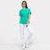 T -shirt female, color tropical greens, size 44