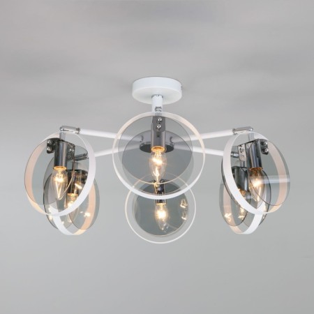 Ceiling lamp in the style of loft Gallo, 60W, E14, 85x85x18.5 cm-1