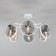 Ceiling lamp in the style of loft Gallo, 60W, E14, 85x85x18.5 cm