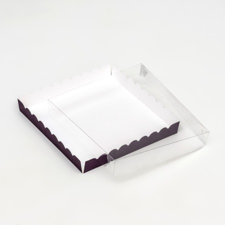 Box for cookies, lilac, 20 x 20 x 3 cm-3