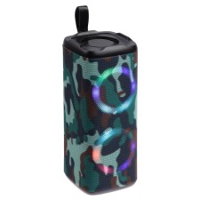 Portable column LM-882, 10 W, Bluetooth 5.0, 800 mAh, backlight, Micro SD, khaki
