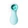 Vacuum clitoris stimulator with the tongue of Jos Dingo, silicone, mint color