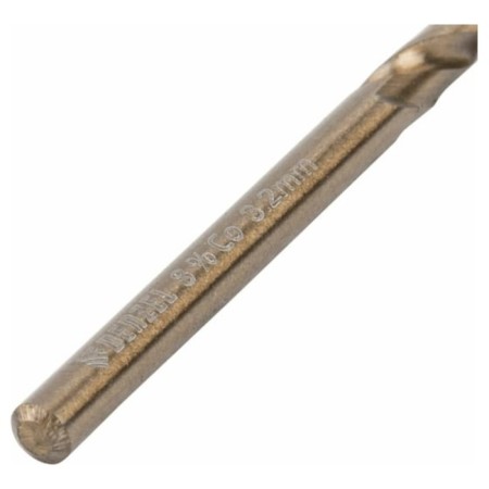 Denzel 71408, 3.2 mm, HSS CO-8% metal drill-2