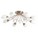 Celeal chandelier "Tenderness" 8x60W E14 Antique bronze 75x75x22cm