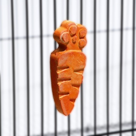 Mineral Stone "Pig" for rodents, carrots, 35 g-4