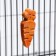 Mineral Stone "Pig" for rodents, carrots, 35 g