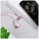 Hoco M55 headphones, wired, inserts, microphone, jack 3.5, 1.2 m, pink