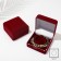 Velvet case under the bracelet/clock "Classic", 9 × 9, burgundy color