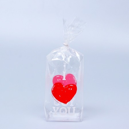 Package Packing BOPP, with a bottom fold, "love" 15*30 cm-3