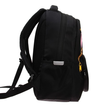 School backpack, 39 x 30 x 19 cm, Grizzly, ergonomic back, black RG-362-3_1-3