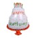 Foil ball 32 "Cake", happy birthday