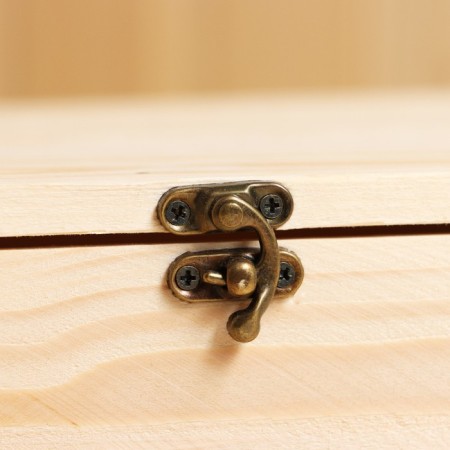 Wooden box 35 × 23 × 14 cm Gift with a rack cover, with a lock-4