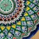 Largan Rishtan ceramics "Patterns", 25 cm, blue