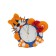Set for creativity clock "Red cat"