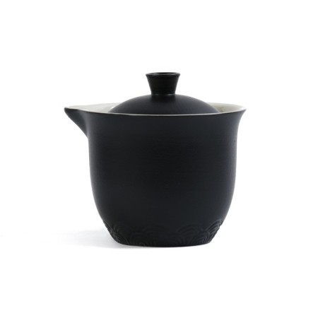 A set for a tea ceremony of 5 items per 3 persons: a cup of 60 ml, a kettle 210 ml-4