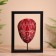 Souvenir "Mask in the frame" Batik, tree 22x5x29 cm