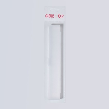 Organizer for storage, with a lid, 3.1 × 18.9 × 2.2 cm, the color is transparent-5