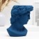 Kashpo - Vase "David's head" Blue, 22*16*14 cm