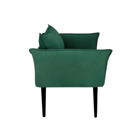 The Naples chair, without a mechanism, velor, green color-1
